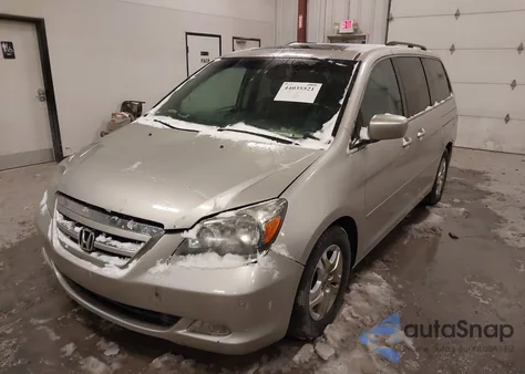 2007 Honda Odyssey Touring from USA, damaged, VIN 5FNRL38897B025954
